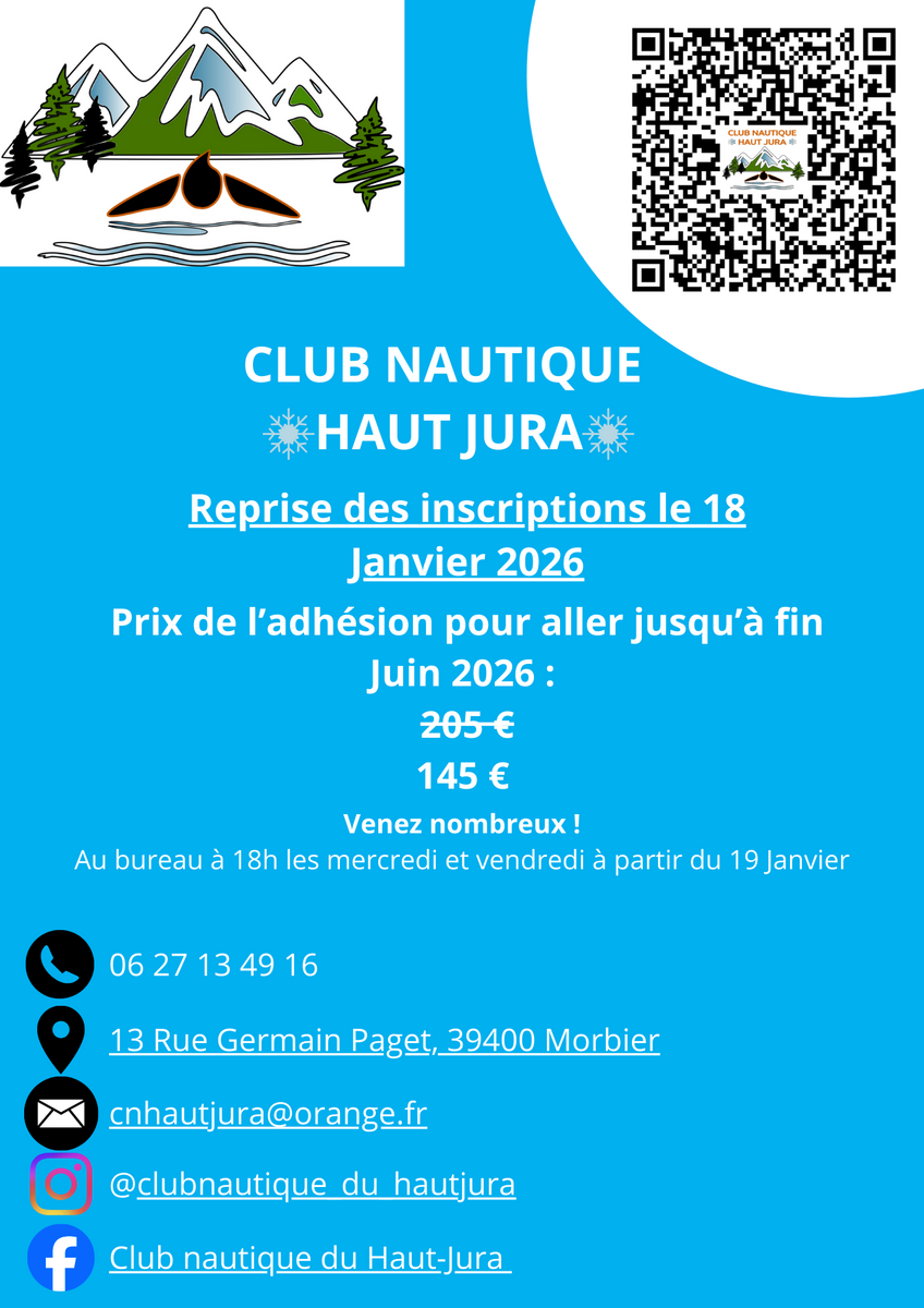 Reprise des Inscriptions