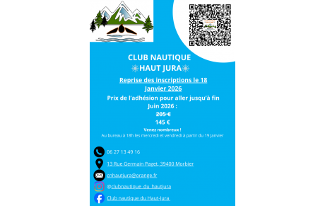 Reprise des Inscriptions